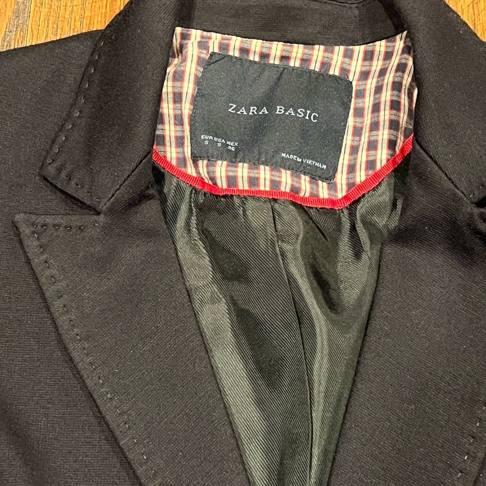 Zara Basic Black Blazer - image 7